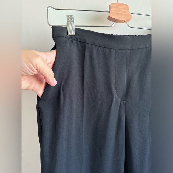 ARITZIA BABATON Conan ankle pants, mid rise trousers, dress pants black, size 0 - Picture 9 of 16
